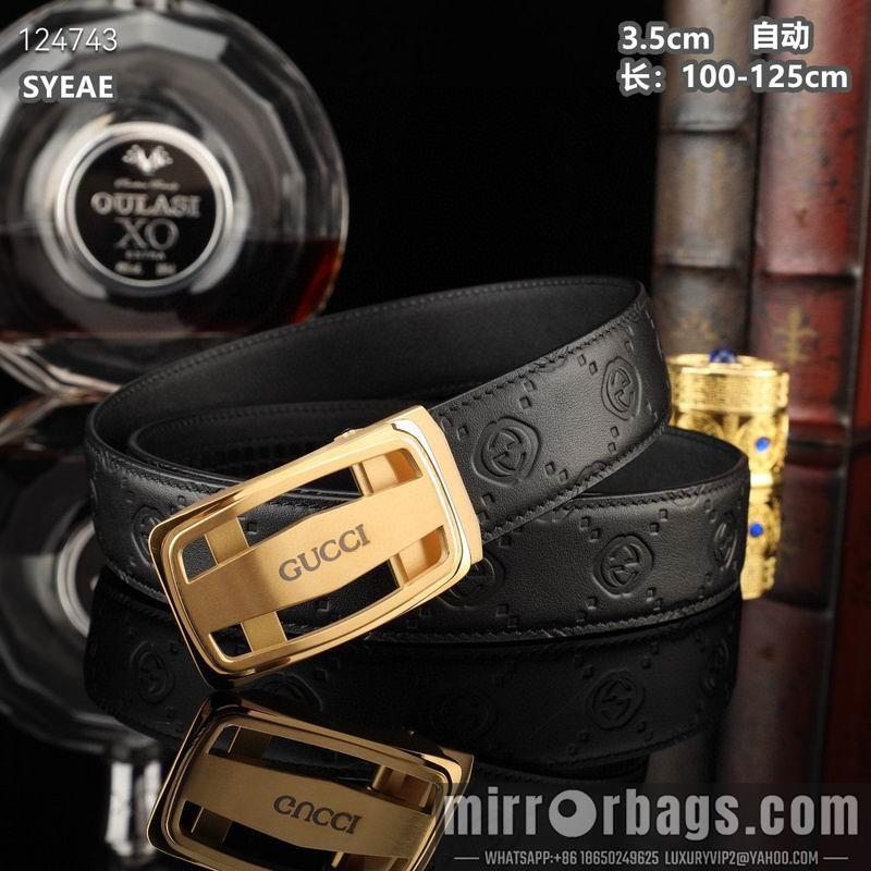 Gucci belt 35mmX100-125cm 8L30