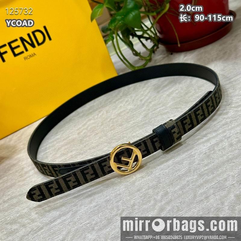 Fendi belt 20mmX90-115cm 8L18