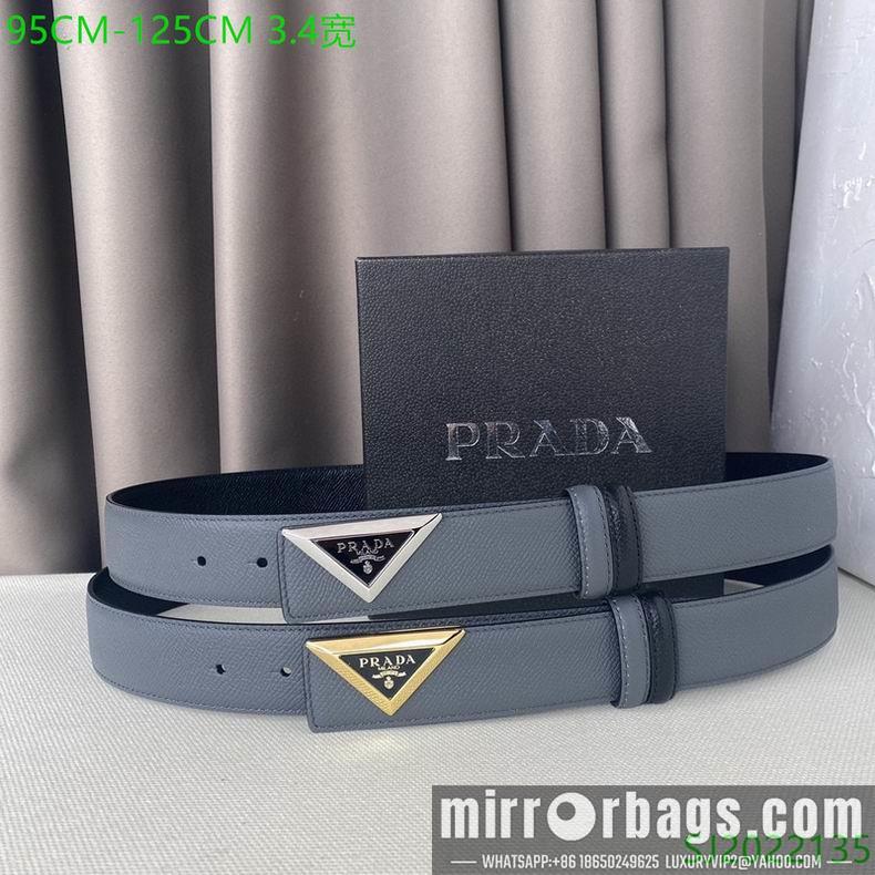Prada Belt 34mmX95-125cm 7D02