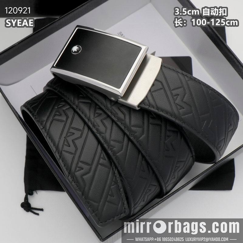 Montblanc belt 自动扣 35mmX100-125cm 8L072007