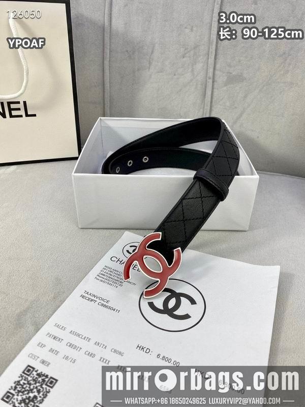 Chanel belt 30mmX90-125cm 8L12