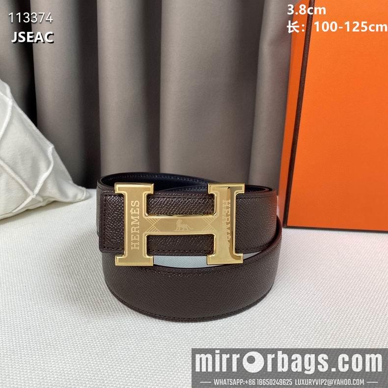 Hermes belt 38mmX100-125cm 8L082503