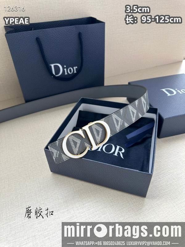 Dior belt 35mmX95-125cm 8L16