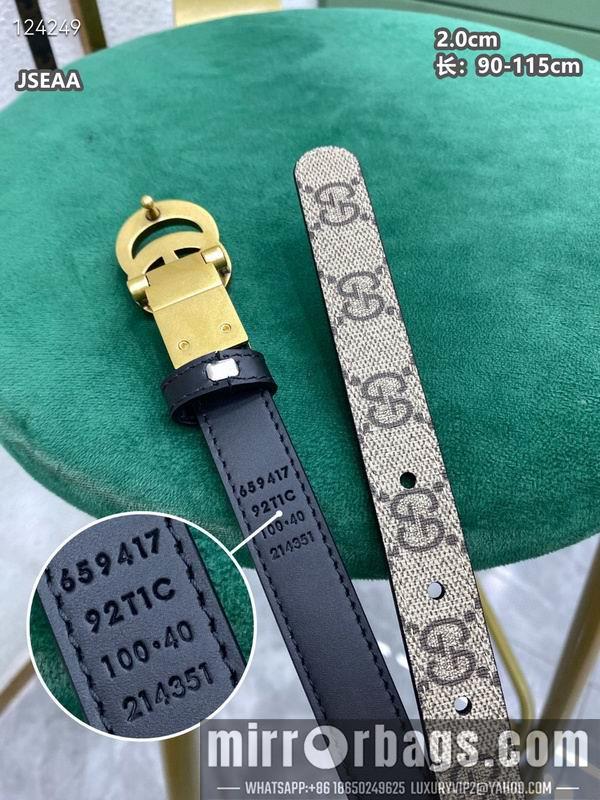 Gucci belt 20mmX90-115cm 8L22