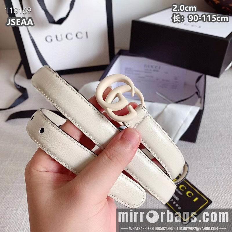 Gucci belt 20mmX90-115cm 8L16