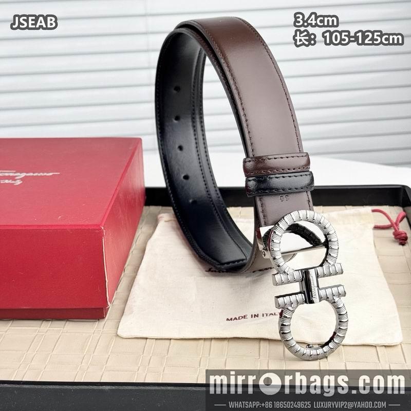 Ferragamo belt 34mmX105-125cm 8L11