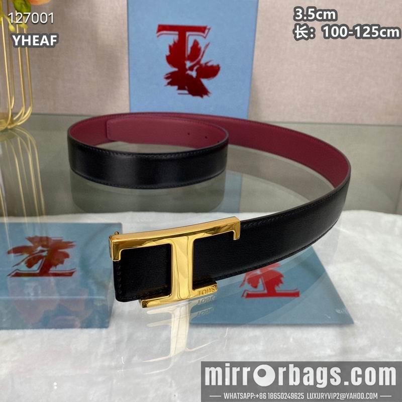 TOD's belt 35mmX100-125cm 8L10