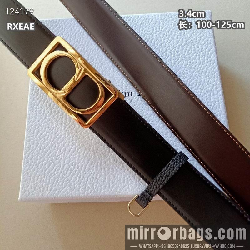 Dior belt 34mmX100-125cm 8L05