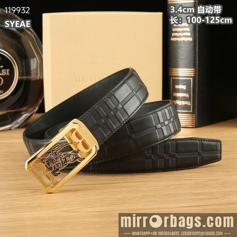 Burberry belt 34mmX100-125cm 8L06