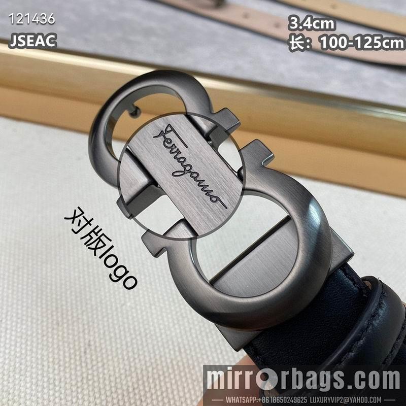 Ferragamo belt 34mmX100-125cm 8L09