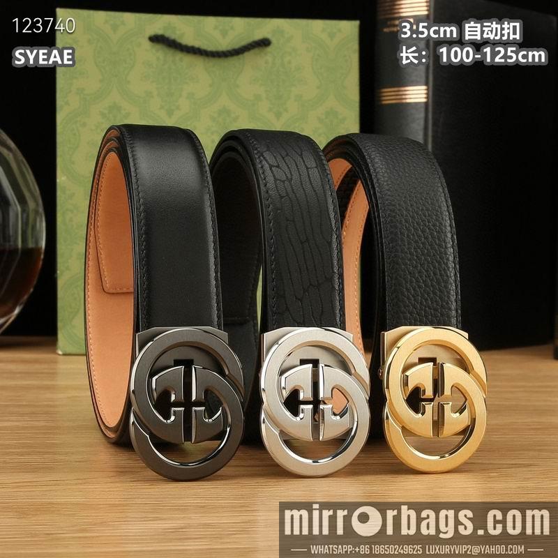 Gucci belt 35mmX100-125cm 8L58