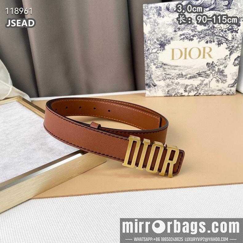 Dior belt 30mmX90-115cm 8L12
