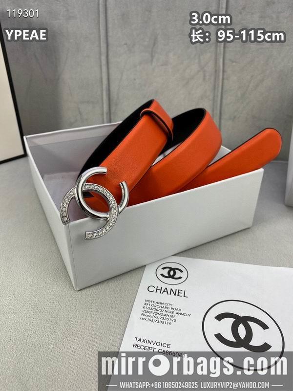 Chanel belt 30mmX95-115cm 8L040803