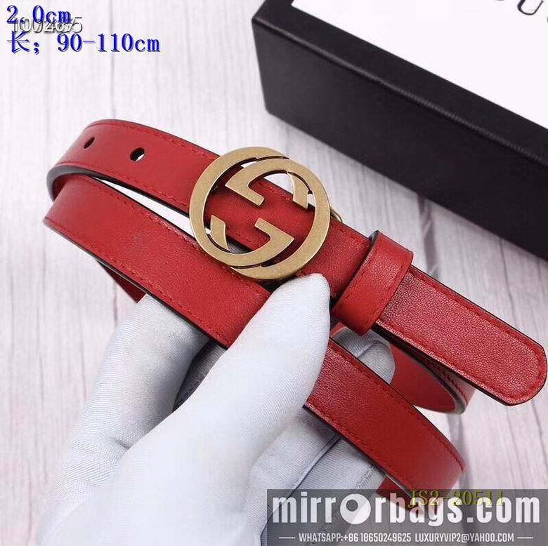 Gucci belt 20mm 90-110cm 8L01