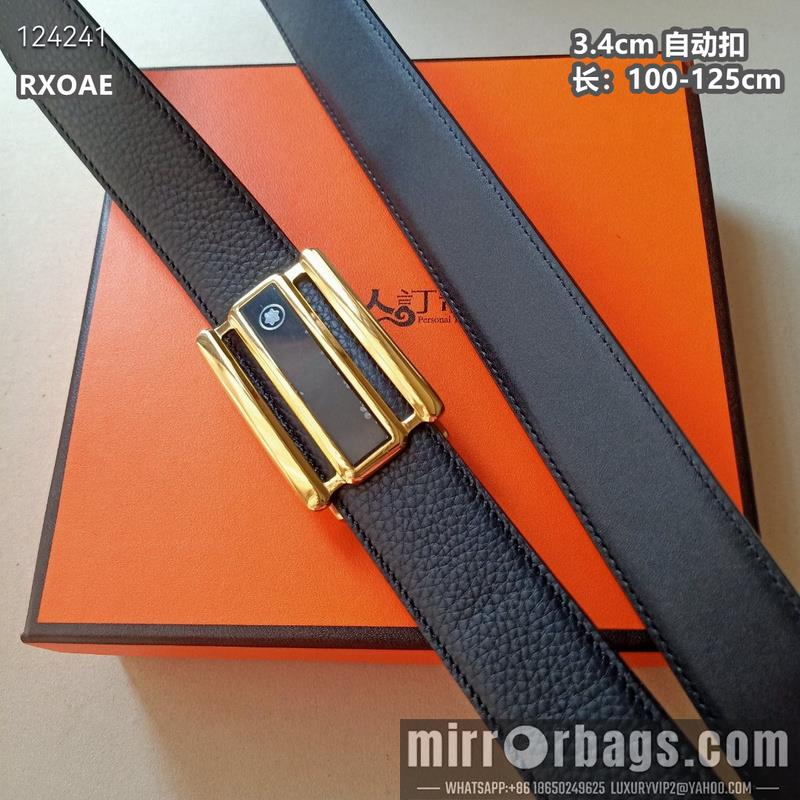 Montlanc belt 34mmX100-125cm 8L09