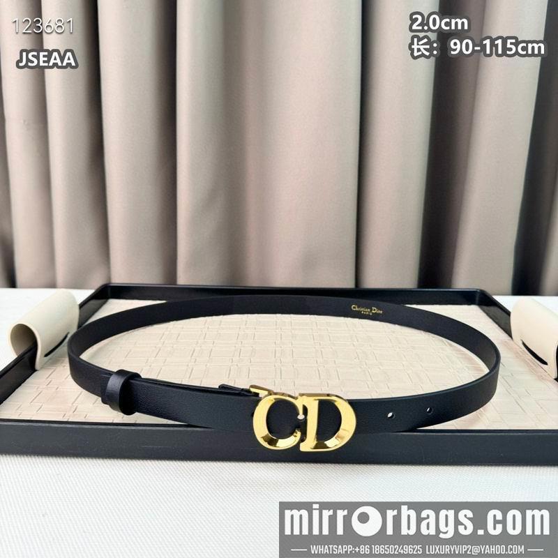 Dior belt 20mmX90-115cm 8L19
