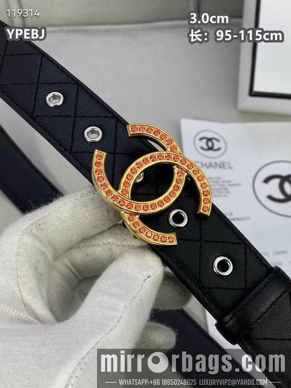 Chanel belt 30mmX95-115cm 8L040805
