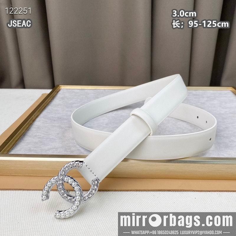 Chanel belt 30mmX95-125cm 8L27