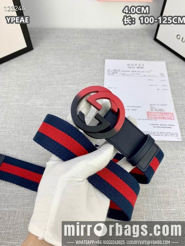 Gucci belt 40mmX100-125cm 8L135