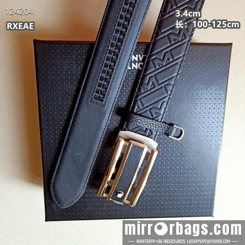 Montlanc belt 34mmX100-125cm 8L12