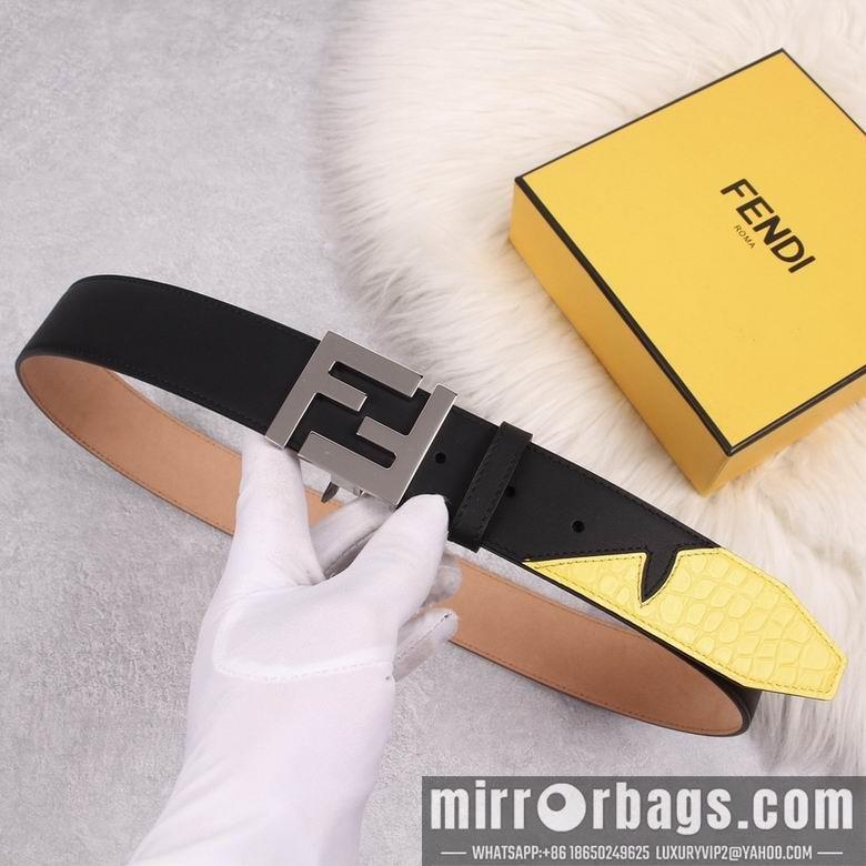Fendi Belt 38mmX95-125cm 7D34