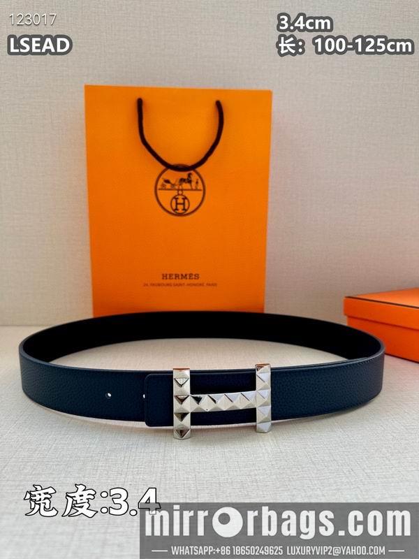Hermes belt 34mmX100-125cm 8L06