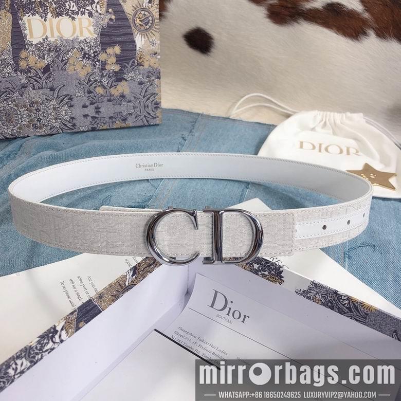 Dior Belt 30mmX95-110cm 7d08