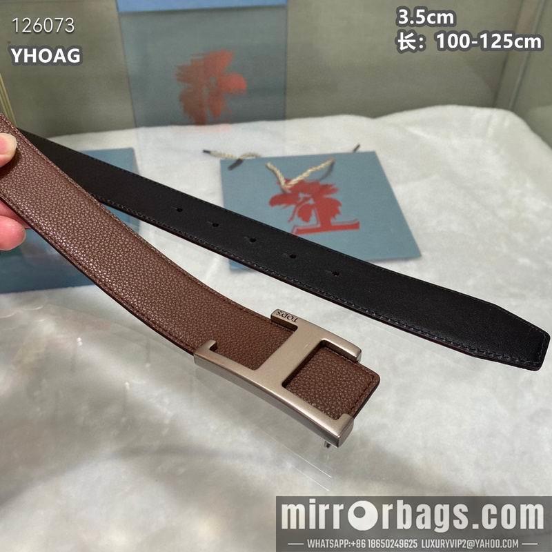 Tod's belt 35mmX100-125cm 8L07