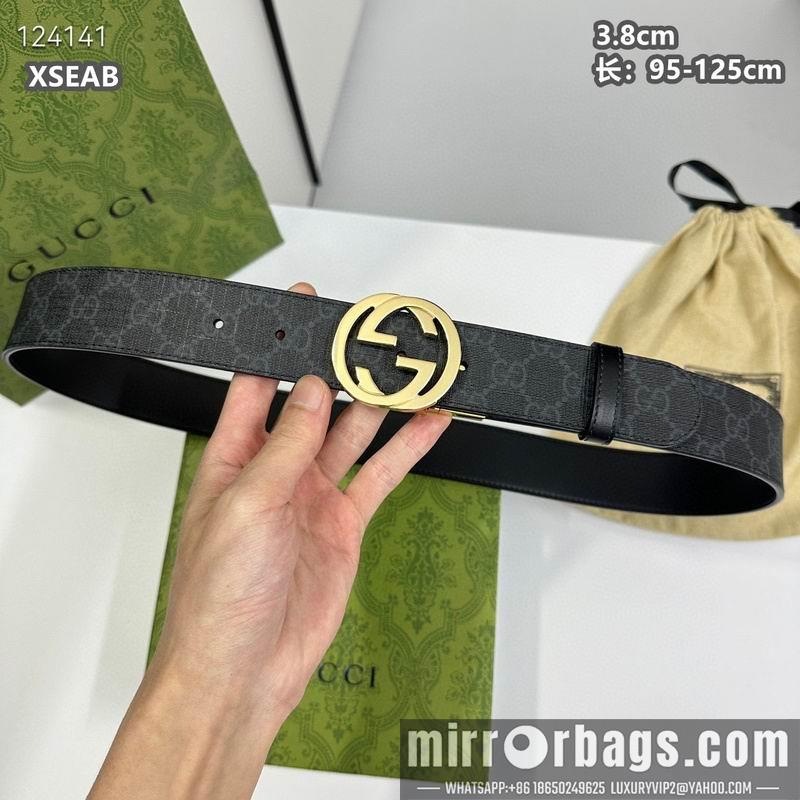 Gucci belt 38mmX95-125cm 8L09