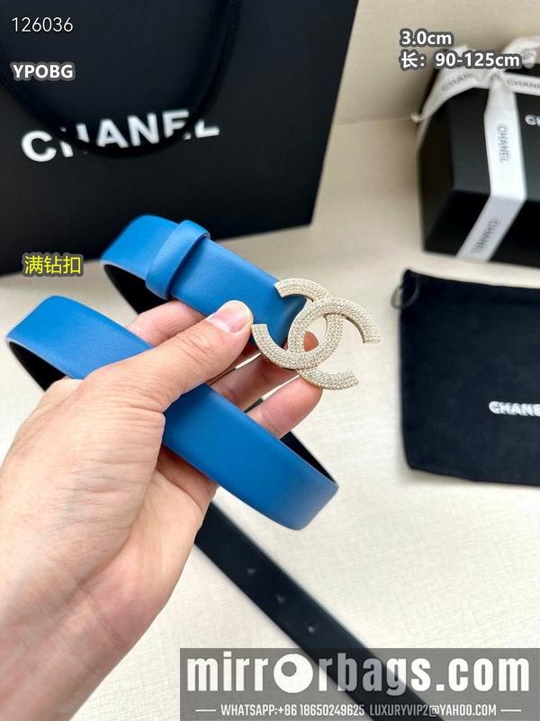 Chanel belt 30mmX90-125cm 8L11