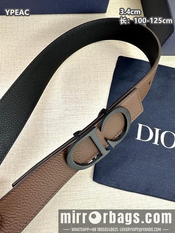 Dior belt 34mmX100-125cm 8L07