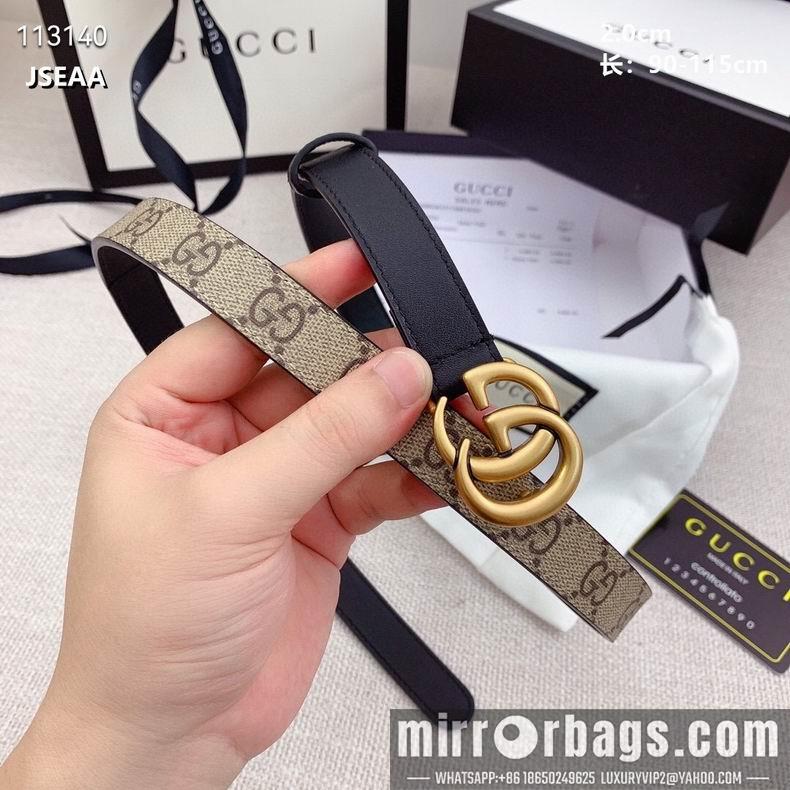Gucci belt 20mmX90-115cm 8L07