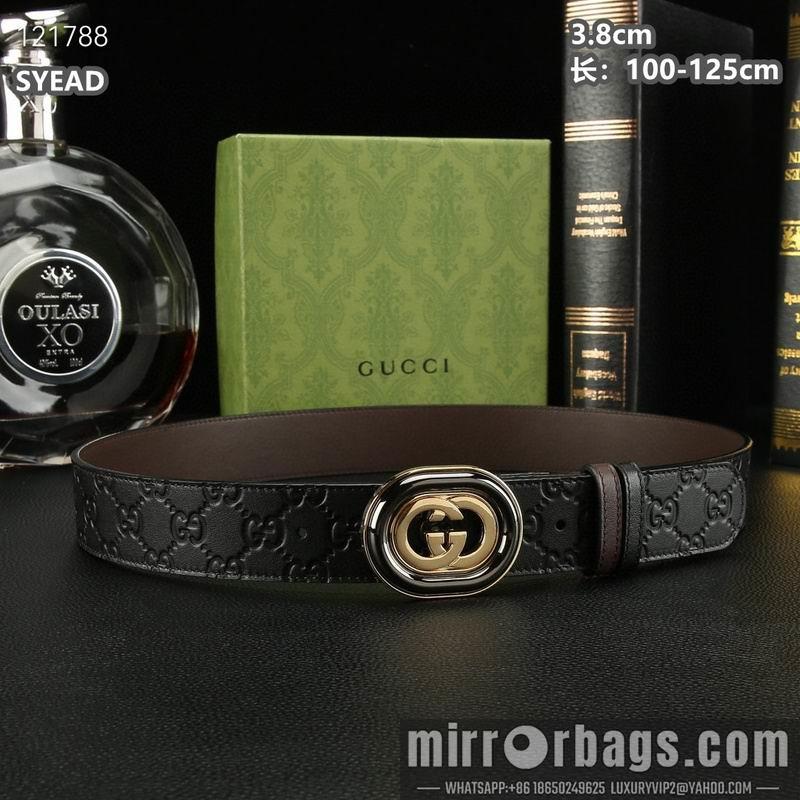 Gucci belt 38mmX100-125cm 8L36