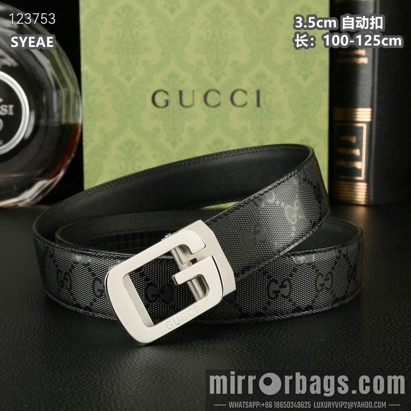Gucci belt 35mmX100-125cm 8L57