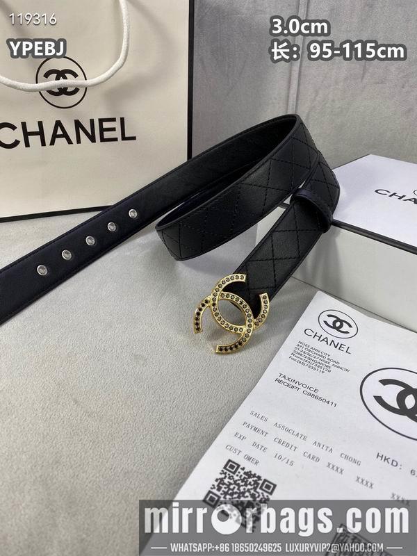 Chanel belt 30mmX95-115cm 8L040805