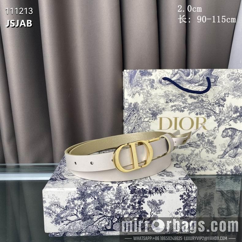 Dior Belt 20mmX90-115cm 8L05