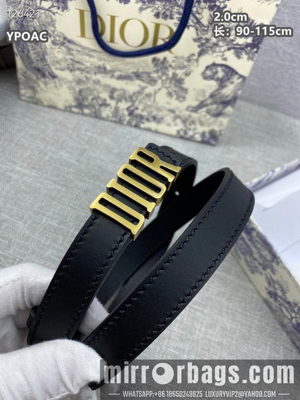Dior belt 20mmX90-115cm 8L02
