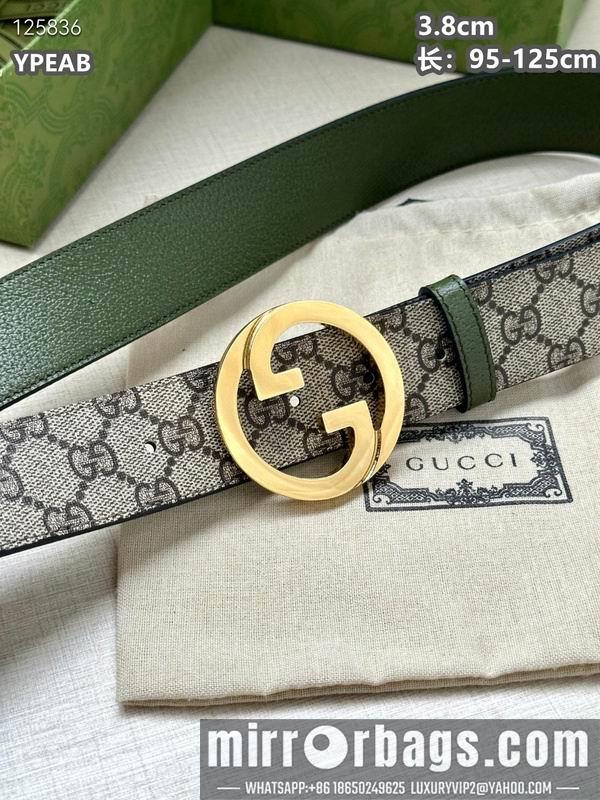 Gucci belt 38mmX95-125cm 8L08