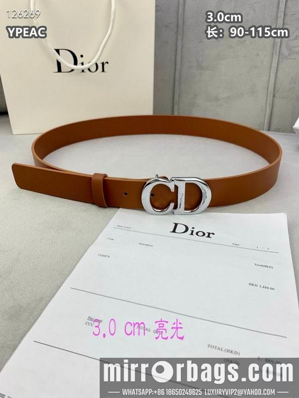 Dior belt 30mmX90-115cm 8L111004