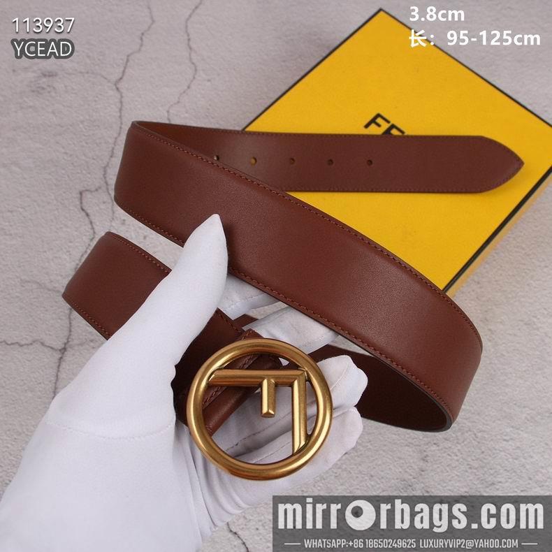 Fendi Belt 38mmX95-125cm 8L02