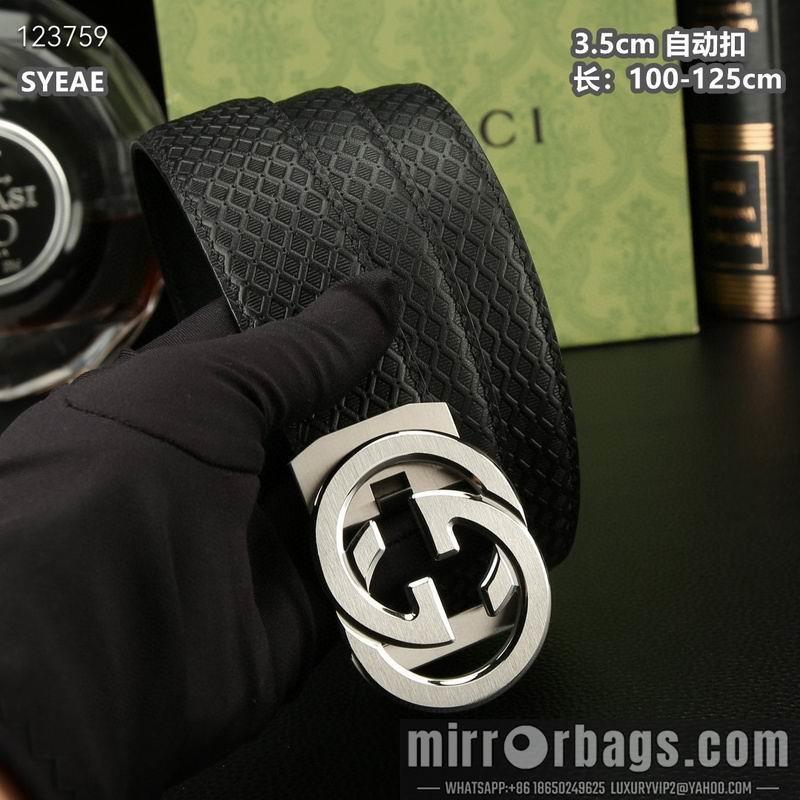 Gucci belt 35mmX100-125cm 8L54