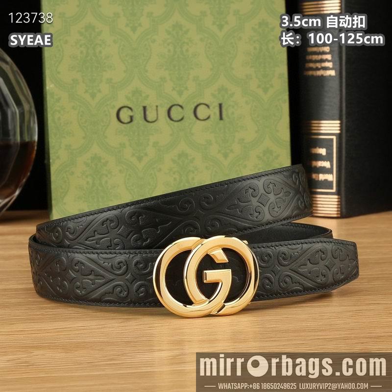 Gucci belt 35mmX100-125cm 8L60