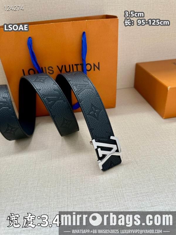 LV belt 35mmX95-125cm 8L08