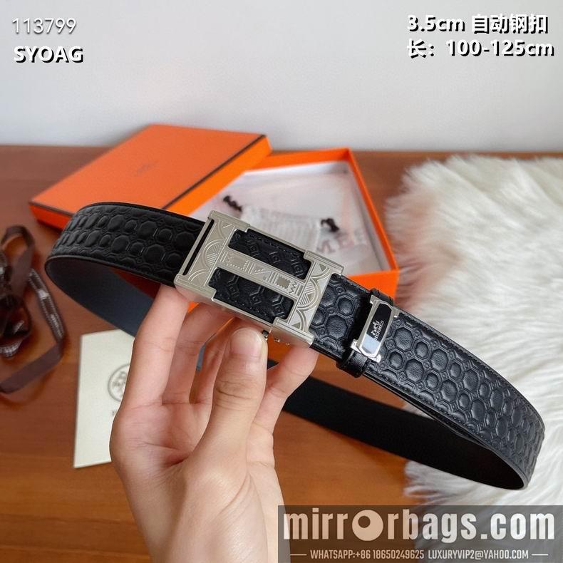 Hermes belt 自动钢扣35mmX100-125cm 8L082501