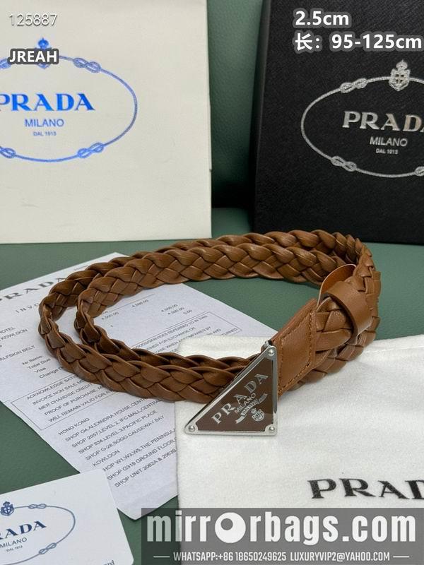 Prada belt 25mmX95-125cm 8L01