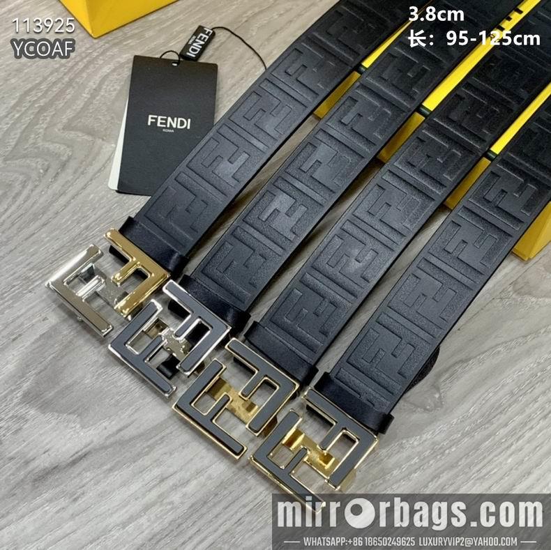 Fendi Belt 38mmX95-125cm 8L06