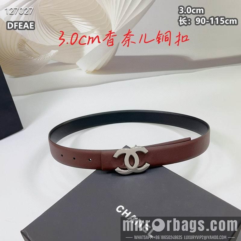 Chanel belt 30mmX90-115cm 8L31