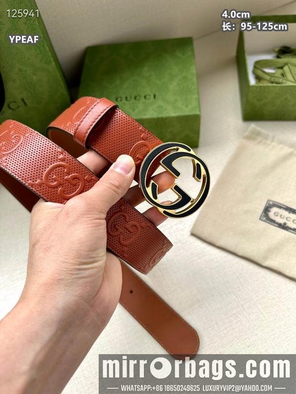 Gucci belt 40mmX95-125cm 8L75