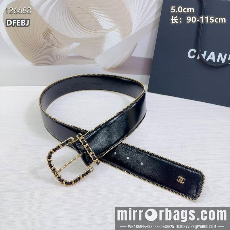 Chanel belt 50mmX90-115cm 8L01