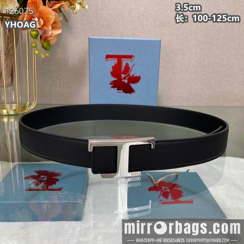 Tod's belt 35mmX100-125cm 8L07